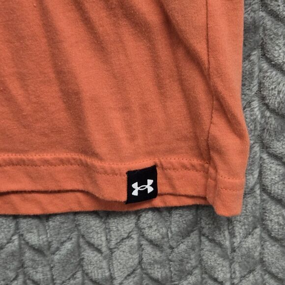 Under Armour Project Rock Mens 2XL Iron Paradise Circle BSR T-Shirt Pink Coral - Picture 8 of 10